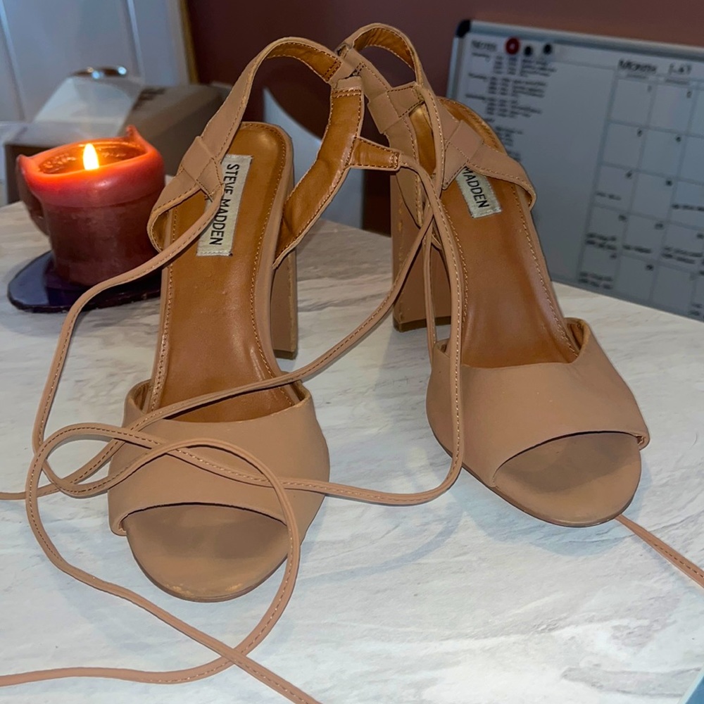 Steve Madden lace up heels